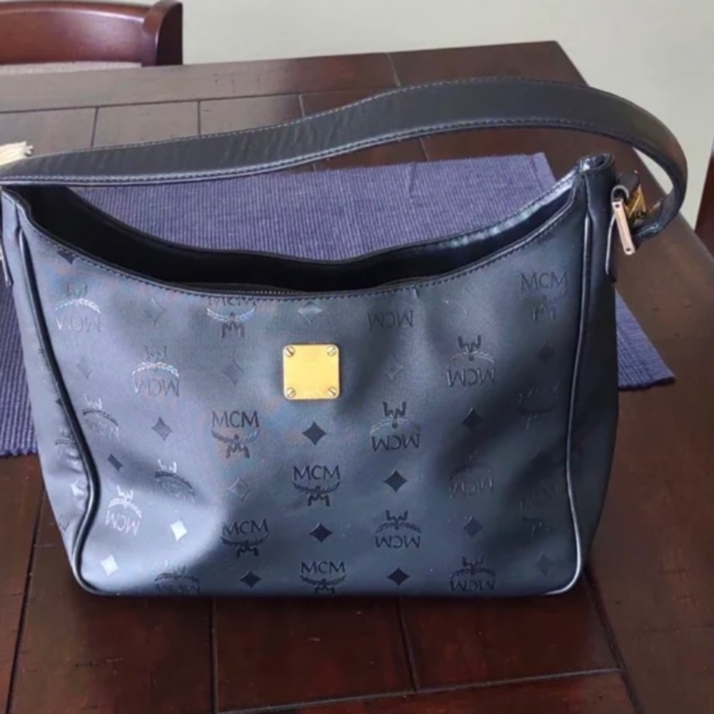 MCM y2k baguette bag